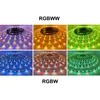 Lighting Lighting Strip 5050 RGBW DC12V 60LED / M 5M / LOT RGB + White / RGB + Ciepłe białe elastyczne LED LED LED LED