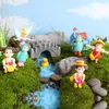 Cartoon Totoro Garden Decoration Fairy Garden Miniatures Cute Resin Mini Figurines DIY Craft Ornament Micro Landscape