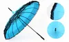 (20 Stück/Los) Neuer eleganter halbautomatischer Spitzenschirm Fantastische sonnige und regnerische Pagodenschirme in 11 Farben erhältlich