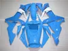 Injeção moldada kit de carenagem venda quente para Yamaha YZF R1 2002 2003 carenagens azuis conjunto YZF R1 02 03 OT51