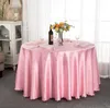 Table cloth round Table Cover for Banquet Wedding Party Decoration Tables Satin Fabric Table Clothing Wedding Tablecloth Home Textile