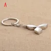 Wholesale 3D Metal Car Logo Keyring Keychain Key Chain Ring for mitsubishi asx outlander lancer Chaveiro Llavero Key Holder Car-Styling