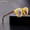 Atacado- COASER OV5186 Vintage Quadro Óculos Mulheres Homens Terno de Leitura Computador Prescrição Óculos Ópticos lente clara Retro Eyewear