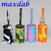 DHL Free Silicone Bong Water Pipe silicone oil rig hookah glass smoking Bongs Pipes with smoke accessories
