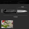 DHL Wholesale shells opener Plastic Handle Stainless Steel Oyster Knife Professional Oyster Opener Knife Seafood Scallops