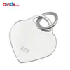 Beadsnice DIY blank heart pendants 925 sterling silver small sweetheart blanks jewelry pendant for lovers gifts ID 35637