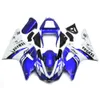 3 Gratis presenter Kompletta Fairings för Yamaha YZF 1000 YZF R12000 2001 Injektion Plast Motorcykel Full Fairing Kit Blå Vit B2POIU7