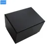 Black cardboard box custom logo pu pillow special for jewelry&watch boxes whole sell caixa para relogio saat kutusu chin260B