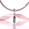 Authentic 925 Sterling Silver Running Shoe Pendant Charm Fit DIY Pandora Bracelet And Necklace 792063CZ