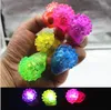 Novelty led strawberry finger ring Halloween kids flashing led gloves ring silicone Finger Light funny baby toy