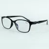 Olhos grandes clássicos de leitura de óculos plásticos completos moldura simples e confortável eyewear para elders lentes de energia mista atacado