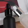 120 x 20 ml Buzlu siyah cam şişe ile çocuk geçirmez damlalık 20cc damlalık şişeleri uçucu yağ kullanımı için