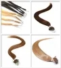 Grade 8AStraight Brown Color 100 Peruvian human hair Nano Ring in Hair extension with 1403903926039039 1g per s7873201