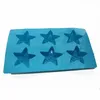 6 Pcs Star Shaped Silicone Bath Soap Mould DIY Craft Baking Tray Molds Ice Mold Bakeware Pastry Bread Cake Moulds KitchenTools Ch3924600