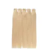 ＃613人間の髪の伸びのテープ二重描かれたバージンブラジルのテープの延長14-26インチ20ピース/ 40ピースブラジルの処女ストレートヘア