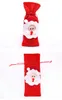 Mode Hot Rode Wijnfles Cover Tassen Kerst Diner Tafel Decoratie Home Party Decors Santa Claus