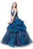 Paarse quinceanera jurken baljurk voor 15 zoete 16 formele lange prom feestjes voorraad maat 2-16 qc211