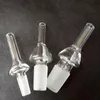 Tropfspitzen Glas Banger Rauchen Werkzeuge Zubehör Nägel Mundstück 10mm 14mm 18mm männlich für Wasserpfeifen Bongs Bubbler Bohrinsel