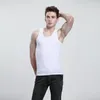 Chegada mais recente Cotton Base Pure Base Men's Tank Tops Colete Verão Cottons Thread Slim TM017 Mens Tanks Top