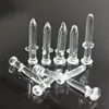 Sigara Aksesuarları 3 Beden Cam Kubbe Tırnak Borusu Bong Yağ Teçhizatı Dab 18.8mm 14mm 10mm