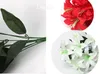 8 Cores Perfume Lírio 10 cabeças de Flores de Cera De Seda Crua De Plástico Deixa Flores Artificiais Para O Casamento, Casa, Festa, presente