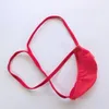 Mens Sexy Posing Thong Pouch V-back G2832 elástico macio sedoso semi C através da cintura estreita