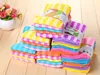 5pcs/lot High Efficient Anti-grease Color Dish Cloth Fiber Washing Towel Magic Kitchen Cleaning Wiping Rags Wholesale