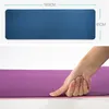 Sport esercizio antiscivolo tappetini palestra allenamento Fitness TPE principiante tappetino yoga imbottito esercizi di yoga fitness (183 * 61 * 0.6 cm)