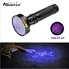 Sone Fire Aluminium Shell Ultraviolet Light voor 6xDry Cell Antifake UV 100 LED UV zaklamp Money Detector4727547