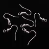 Gorąca Sprzedaż 925 Sterling Silver Earring Ustalenia Haczyki Fishwire Biżuteria DIY Uchód Drutu Hak Dopasuj Kolczyki Do Biżuterii Dokonywanie masowe Lodziały