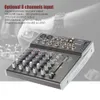 Freeshipping 8 kanaler 3-band EQ Audio Music Mixer Mixing Console med USB XLR Line Input 48V Phantom Power för inspelning DJ Stage Karaoke