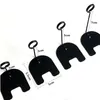 Segnaletica in metallo Signage Pop Display Scheda POP Clip Clip Stand per etichettatura al dettaglio in nero sul desktop del negozio 10pcs