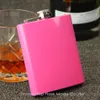 Hip flask 8oz color mixed , laser welding , Free engraved