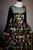 Платья первого причастия для девочек 2019 года с длинными рукавами вышивка цветочные дети выпускной вечеринка день рождения платье реальная фотография матери дочь платье