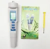 Freeshipping Portable Digital Water PH Meter Filter Measuring Water Quality Purity Automatic calibration Tester EC Meter