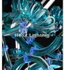 Gratis frakt blå glans kristall ljuskronor 24l belysning fixtur kristall ljus lustes de cristal ljuskrona d120cm blått ljus