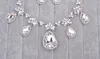 Orecchini collana da sposa Bling Bling 2017 Vendita calda Orecchini con strass Cristalli Set di gioielli da sposa di alta qualità