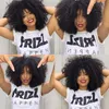 Brésilien Afro Curls Cheveux humains Mongoliens Tiny Afro Kinky Perruques Curly Cheveux Humains Dentelle pleine dentelle / perruque avant pour femmes noires en stock