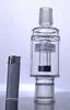 17 pouces narguilés bongs stéréo matrice percs amovibles conduite d'eau en verre plates-formes pétrolières base solide avec clips joint de 18 mm
