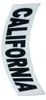 モンゴルズカリフォルニアボトムロッカー刺繍鉄パッチ上のモーターサイクルバイカークラブジャケットベストカスタムDIYバッキングパッチ255S