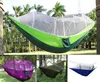 Hammocks, 50pcs/lot Outdoor Portable camping Mosquito net sleeping hammock High strength parachute Fabric double hanging bed