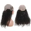 Pre zepsuty 360 koronki frontal z perukami Cap Brazylijski Głębokie Kręcone Front Natural Hairline HDlace Virgin Hair (18 calowe, kręcone) Diva1