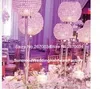 Kristallhochzeits-Mittelstückblumen-Standkerzenhalter für Hochzeitstafeldekoration