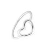 Everfast Wholesale 10pc/Lot Fashion Love Peach Heart Rings Silver Gold Rose Gold Plated Sweet Ring for Women Girl Can Mix Color EFR032