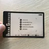 200 st/ en design för visitkorts -ID -kortfabrik Anpassad för hårt papper Transparent PVC Mattplastkort
