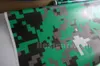 Zielony Urban Digital Tiger Camo Vinyl Car Wrap z Bubble Air Free Pixel Camouflage Graphics Naklejka Samochodowa Rozmiar folii 1.52x10m / 20m / 30m