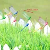 50PCS-PACK Colorful Dragonfly Stakes for Garden Decoration & Party Supplies Outdoor Home Decor Fake Insects