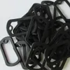 100 stks Zwart Siliconen geluiddempers voor leger dog tags Rubber dog tag geluiddempers Vierkante en Cirkel vormen4096924