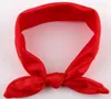 Bow Baby Kids Girl Headband Rabbit Ears Hair Band Turban Knot Head Wrap