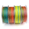 Alto Quanlity 5 Colores Líneas de pesca mixtas 4 Strand PE Braidy Wire Spectra Braid Line 100m 18lb ~ 100lb